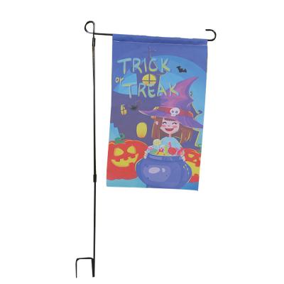 China Wholesale Cheap Wholesale Mini Yard Flagpole Iron Health Care Institutes Manufacturer Garden Flag Metal Garden Flag for sale