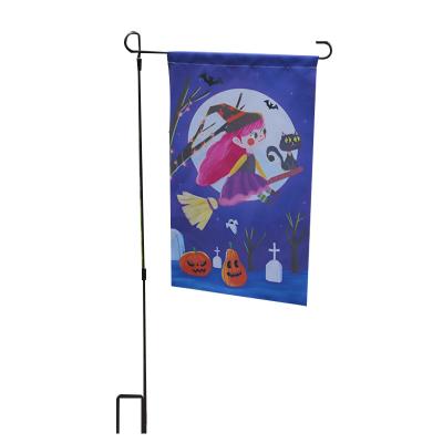 China Cheap Exquisite Mini Yard Pole Flagpole Iron Metal Flag Health Care Institutes Garden Digital Printing Flag for sale