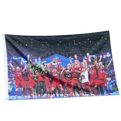 China Health Care Institutes Wholesale Promotion 3*5Ft 90*150cm Sports Flag Manufacturer Custom Football Team Flags, Banners for sale