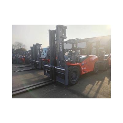 China Manufacturing Plant Popular and Highly Acclaimed High Quality Used 10 Ton Diesel Engine Power Forklift CPCD100  for Sale for sale