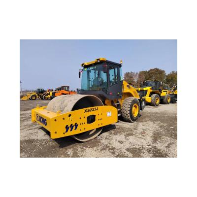 China Building Material Shops Used Machinery Hydraulic Road Roller  XS223J Road Roller Cheap Price Used 18 TONS Road Roller  XS223J for sale