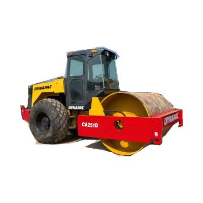 China Building Material Shops used road roller DYNAPAC CA251D in good condition at the lowest cost with the low oil consumption made in Sweden for sale