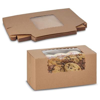 China Hand Length Handle Bump Process Cake Box for Western Snacks and Bakery Packaging for sale