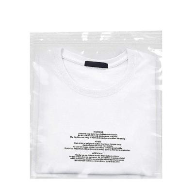 China Secure Zipper Closure Custom Logo Print Polybags for Suffocation Warning and Security for sale