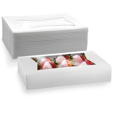 China 12x8x2.25inch Custom Kraft Cake Boxes for Environmentally Friendly Packaging for sale