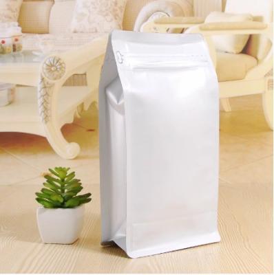 China Bolsas de válvulas de café de papel Kraft personalizadas con cerradura y válvula de cremallera para productos en 2023 en venta