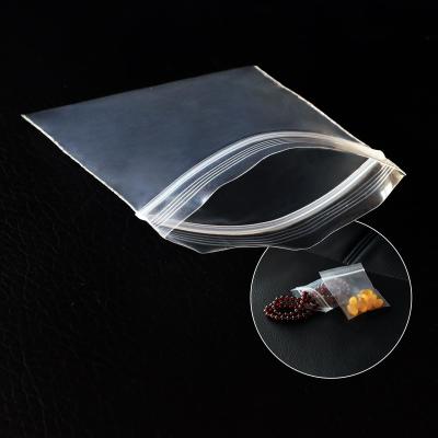 China Small Waterproof Zipper Bag for Jewelry Packaging 2*2/2*3/3*3/3*4 Ziplock Jewelry Bag for sale