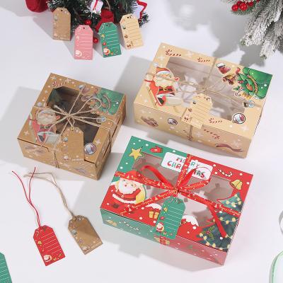 China Pastelería personalizada galletas de postres cajas de pasteles con ventana en venta