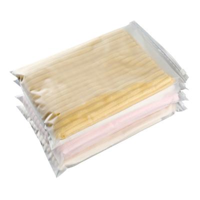 China LDPE CPE/EVA/PVC milieuvriendelijk Zip Lock Kleding Plastic Zipper Bag met ventilatiegat Te koop