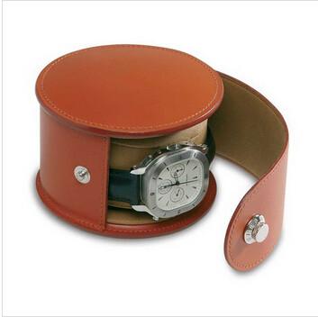 China round shape leather wrist watch packaging for sale