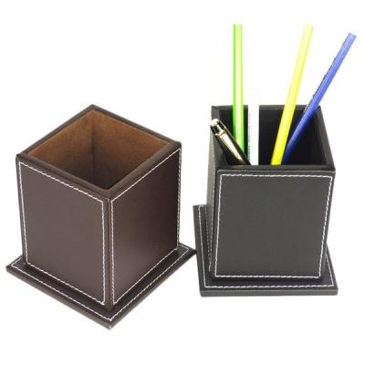 China hot selling Modern office PU leather pen holder for sale