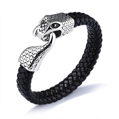 China Fashionable Wholesale Arrow Snake Bangles High Quality Stainless Steel Bangle for sale