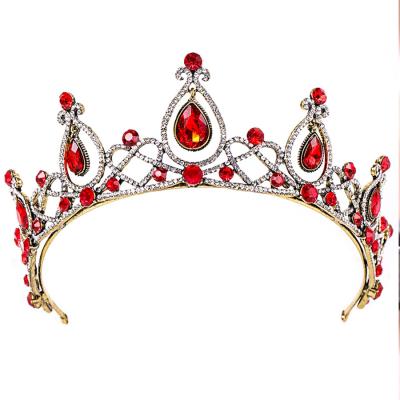 China Custom Copper Alloy Headwear Decoration Ornaments Mini Crown Children Hair Comb Bridal Fashion Small Round Crown Headwear Custom for sale