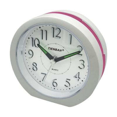 China Wholesale Creative Loud Light Creative Loud Desk LUMINOVA Alarm Melody Luminous LED Factory Buzzer Table Analog Clock for sale