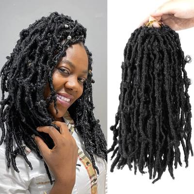 China Butterfly Locs Crochet Hair Butterfly Locs Crochet Hair Faux Locs Crochet Hair For Black Women Soft Pre Looped Natural Butterfly Locs Pre-Twisted Braid for sale