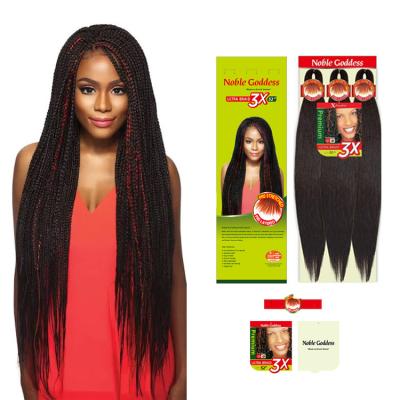 China Low Temperature Flame Retardant Jumbo Braid Hair 52inch Pre Stretched Professional Ombre Yaki Braiding Hair Fails Extension Prestretched Synthetic Braiding Hair for sale