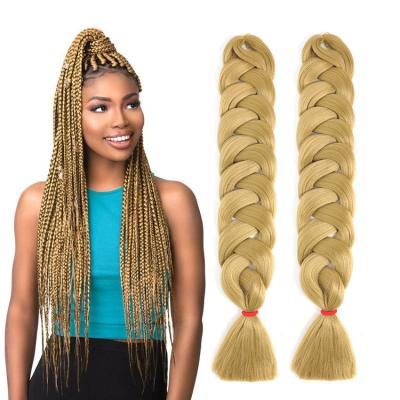 China 165g Jumbo Crochet Braids Hair 82 Inch 165g Elephant Braiding Hair Stretched Synthetic Hair Extensions Jumbo Braids Hair For Twist Braids for sale