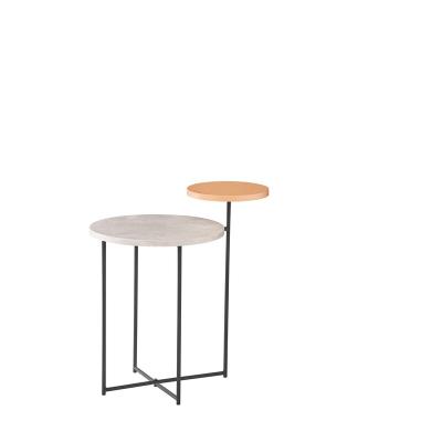 China Nordic Modern Design Round Metal Table Tray Table Home Furniture Coffee Modern Minimalism Metal Side Table Customized for sale