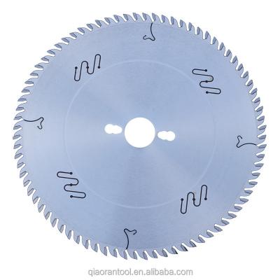 China Wood Low Noise Carbide Tilted Saw Blade For MDF Plywood Chipboard Melamine for sale