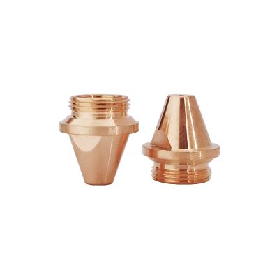 China Factory LEVIN Fiber Laser Nozzle WSX Copper Nozzle 3D Slitter Head Parts Fiber Optic Consumables for sale