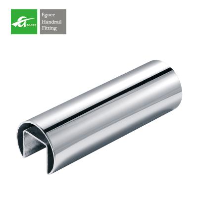 China Foshan SS SUS stainless steel 304 slotted 201 316 stainless steel decoration pipes 16mm price per meter 304 pipe tube for sale