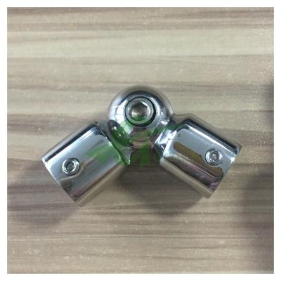 China Modern Stainless Steel Stair Fittings Fencing Fittings 90-180 Degree Corner Elbow for sale