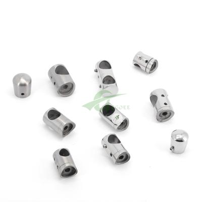 China Contemporary Stainless Steel Stair Fittings Fencing Fittings Round Cross Bar Rack for sale