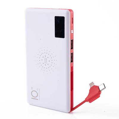 China Quick Charge Gifts Consumer Electronics ABS Power Bank LCD Display Power Banks Support Best Seller OEM Company 10000mAh mini for sale