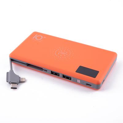 China 2021 Bestselling 10000mAh Mini Power Bank Universal Charger Battery Portable Charging Pack For Outdoor for sale