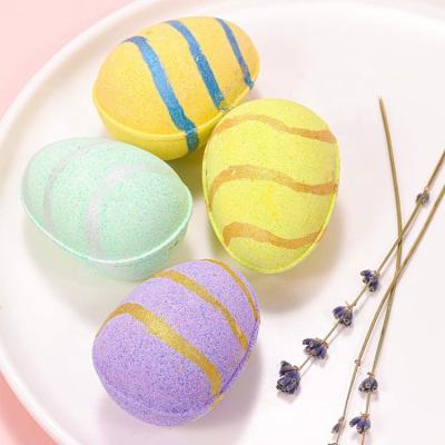 China Beautiful Body Rainbow Stripes Bath Bombs with Natural Vegan Fizzer Spa for Relaxing Baby Shower Gift for sale