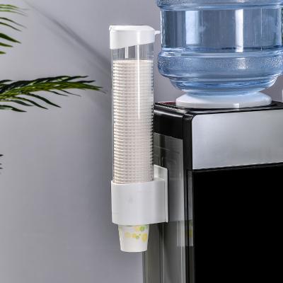 China C250 Viable Automatically Drop Storage Disposable Cup Holder Anti-dust Cup Solvent Kitchen Water Dispenser Home Paper Cup Holder for sale