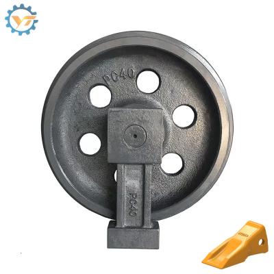 China OEM High Quality Front Idler Assembly for Komatsu Excavators Parts PC30 PC40 PC40-7 PC50 PC55 for sale