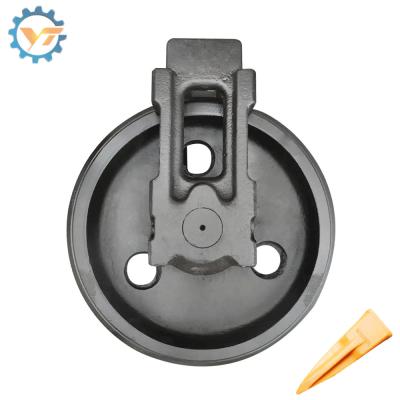 China Gelbe D4H-Planierraupe Hochleistungs-Front Idler Assembly zu verkaufen