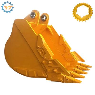 China High-Strength Steel Plate Rock Drilling Bucket for Heavy Equipment Hydraulic Attachment for sale