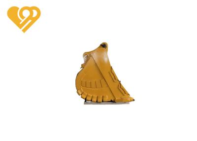 China 320 Excavator Bucket Wear-Resistant Yellow Attachment Heavy Equipment Spare Parts for sale