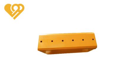 China OEM Bulldozer Wear Parts Cutting Edge T127297 Bucket Blade Yellow Color for sale