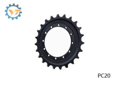 China Aftermarket PC20 KOMATSU Undercarriage Sprocket With Black Color for sale