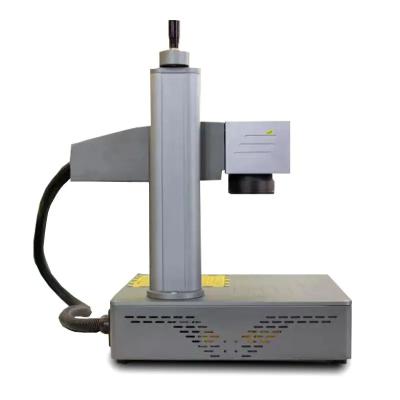 China Mini CNC-vezellasermarkeermachine 50 Watt vezellasermarkeermachine Te koop