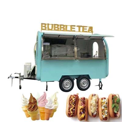 Cina Camioneria alimentare completamente attrezzata su misura Concessione Bubble Tea Coffee Food Trailers in vendita