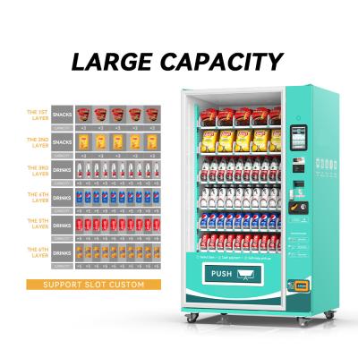 China Customized Design China Bulk Vending Machines Commercial Vending Machine Touch For Foods And Drinks à venda