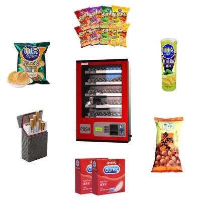 중국 Coin&Bill Operated Snack and Drink Automatic Vending Machine Wall Mounted Small Vending Machine 판매용