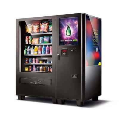 China Convenience Store Automatic Snack And Drink Combo Advertisement Self-Service Vending Machine Te koop