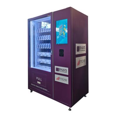 China High Tech Auto Open Door Snack Cold Drink Elevator Vending Machine With Spiral And Directly Push for sale