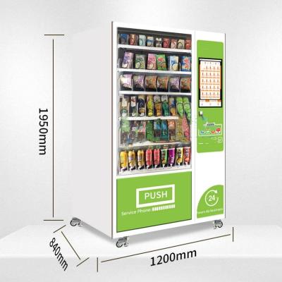 China 24h Self Service Automatic Touch Screen Combo Drink Snack Vending Machine Distributeur Automatique Vendor for sale