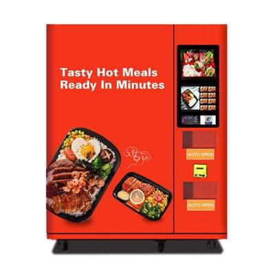 China Hot Food Lunch Box Vending Packed Ready-To-Eat Food Snack Vending Machine Supplier Hot Sale Ce for sale