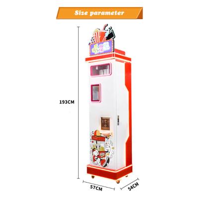 China Popcorn Machine Card Operated Vendor Popcorn Coin Food Snack Vending Machine Distributors for sale