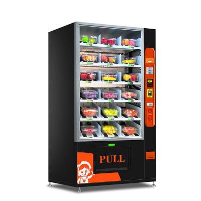 China 24 Hours Self Service Bread Dessert Vending Machines Cupcake Vending Machine with Refrigerated Function and Elevator for sale