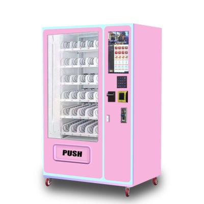 China Shopping Mall Cold Drink Customized Color Painting Sticker Vending Machine With Screen for sale