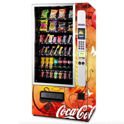 China Customize Metal Construction Vending Machine Paper Money / Coin / Scan Payment System for sale