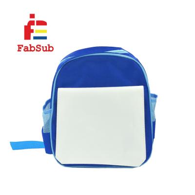 China Shoulder Straps Customized Sublimation Blanks Printable Sublimation Kids Backpack School Bag for sale